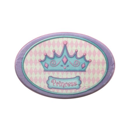 BORDERS UNLIMITED Princess Camryns Crown Bathroom Mat 90015